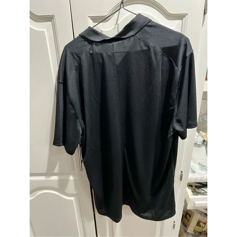 Nike Dri-FIT Victory Men's Golf Black Polo Large